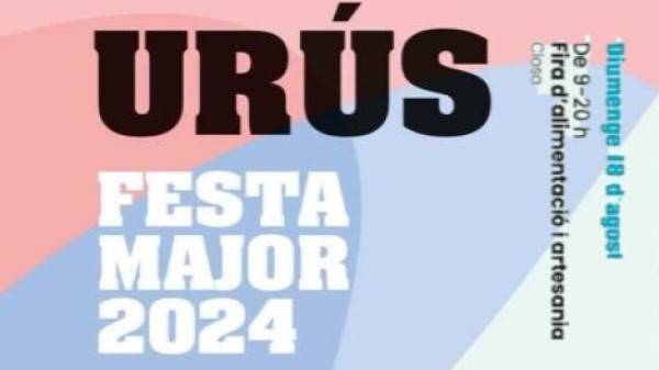 Fira dartesania i alimentacio a urus portada 2024 festa major gddvyg.tmp