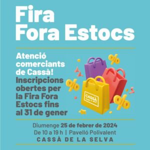 Fira fora estocs cassa cartell 2024