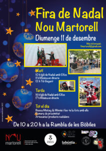 Fira de nadal nou a martorell cartell 2022