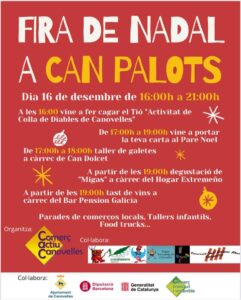 Fira de nadal a can palots cartell 2023 min