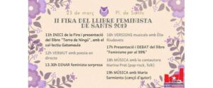 Fira del llibre feminista de sants 2019