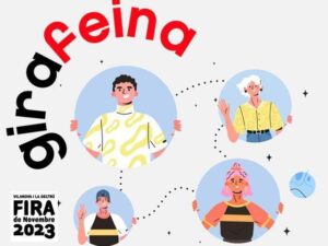 Girafeina. fira de l ocupacio a girona cartell 2023