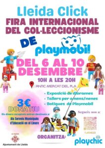 Lleida click fira internacional del colleccionisme de playmobil cartell 2023 min