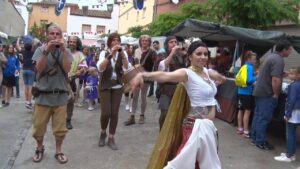 Mercat medieval a almenar foto 1