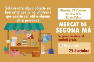 Mercat de 2ona. ma a montornes del valles cartell 2023 oct