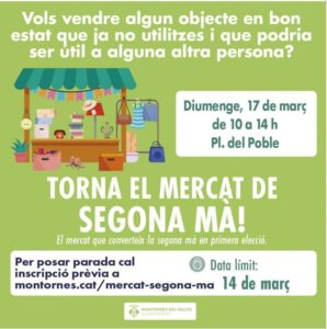 Mercat de 2ona. ma a montornes del valles cartell 2024