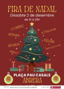 Mercat de nadal a abrera cartell 2023 min